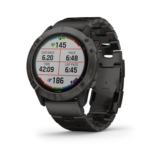 Garmin Fenix 6X Pro Solar Edition Smart Watch - Black