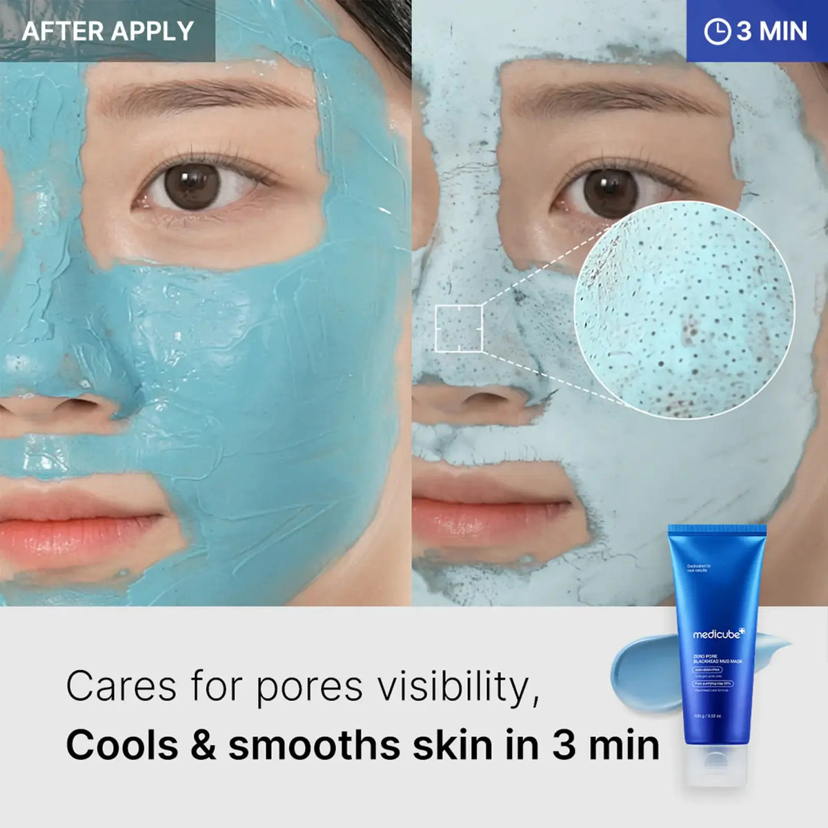 Zero Pore Blackhead Mud Mask MEDICUBE