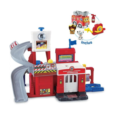 Vtech Tut Tut Bolides Interactive Super Fire Station ( French ) Vtech