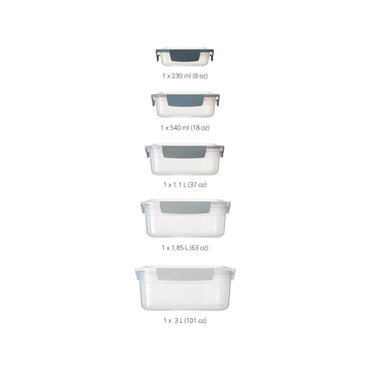 Nest Lock 5pc Storage Sky JOSEPH
