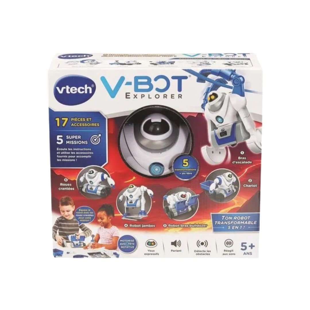 Vtech V-Bot Explorer Mon Robot 5 En 1 Vtech