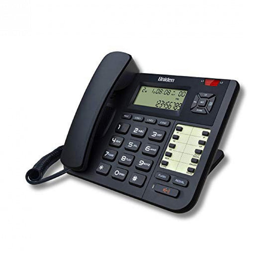 UNIDEN 8502 CORDED 2-LINE 2 LINE CORDED TELEPHONE, 3 DIRECT