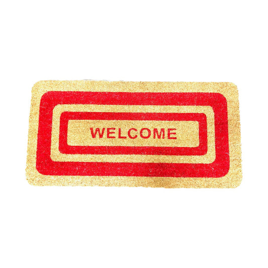 Door Mat Rectangle Welcome 80x40cm