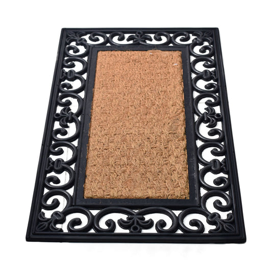 DOOR Mat Rubber Rectangle 75x45 cm