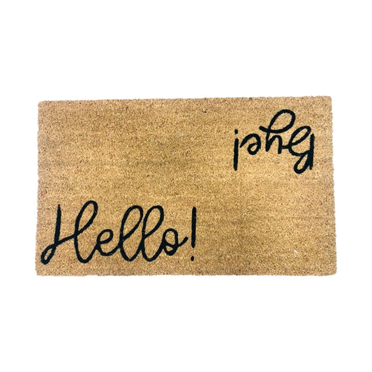 Door Mat Hello/Bye 75x45cm.