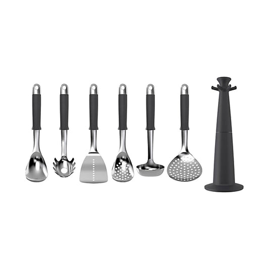 KITCHEN UTENSILS SET 6 PIECE 18/10 STAINLESS-STEEL