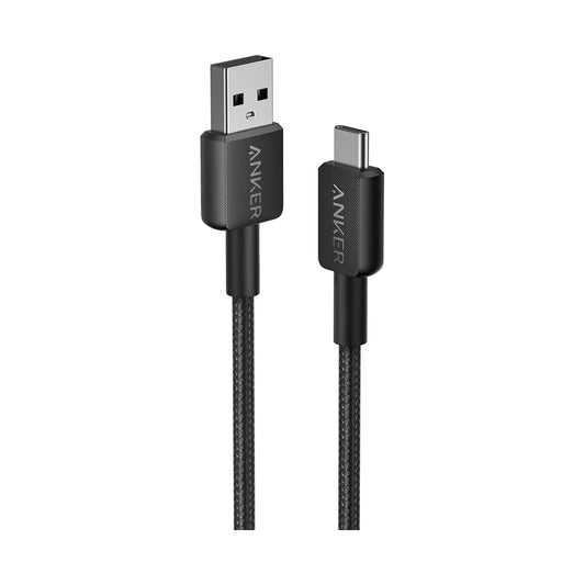 Anker 322 USB-A to USB-C Cable (3ft Braided) Black