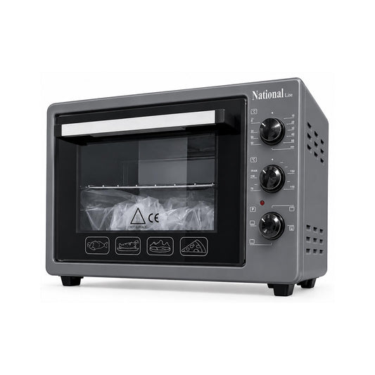 National Line Electric Oven 38 Liter Grey NATIONAL LINE