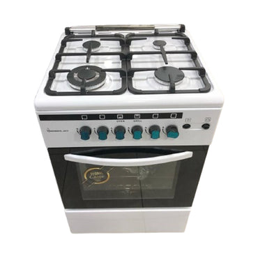 GENERAL GAS Cooker 60cm 4 Gas Burners White GENERAL GAS