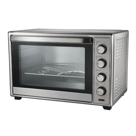 Super Chef Electric Oven Double Glass W/Fan SS