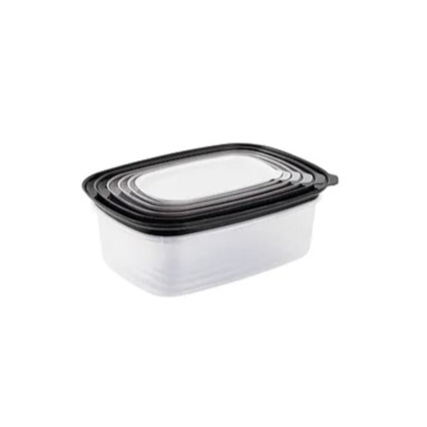 "AKYUZ NEW RECT FOOD SAVER SET OF 6PCS