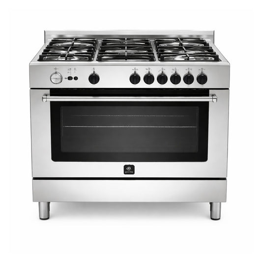LA GERMANIA COOKER 90CM WIDE 4GAS+1TRIBLE WHITE LA GERMANIA