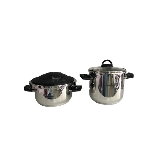 Pressure Cooker 7+4 Litre Black