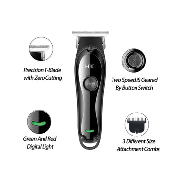 HTC Men's Electric Hair Trimmer with 2 Speed Settings