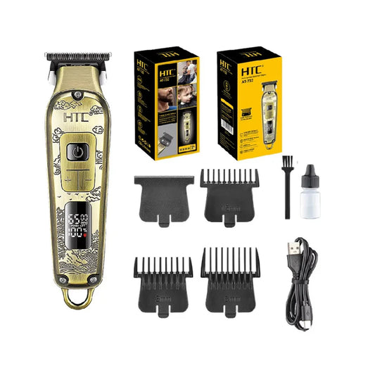 HTC Fully Metal Aluminum Body Hair Clipper