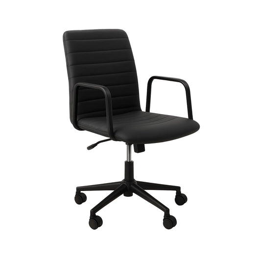 Atou Black Office Chair, Simple And Durable
