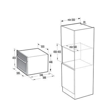 GORENJE Microwave Oven 50Litres 1000W Ora Black GORENJE