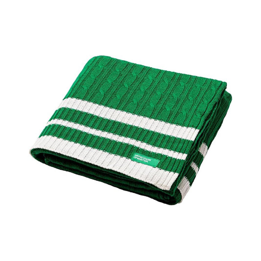 BLANKET 140X190CM GREEN RAINBOW