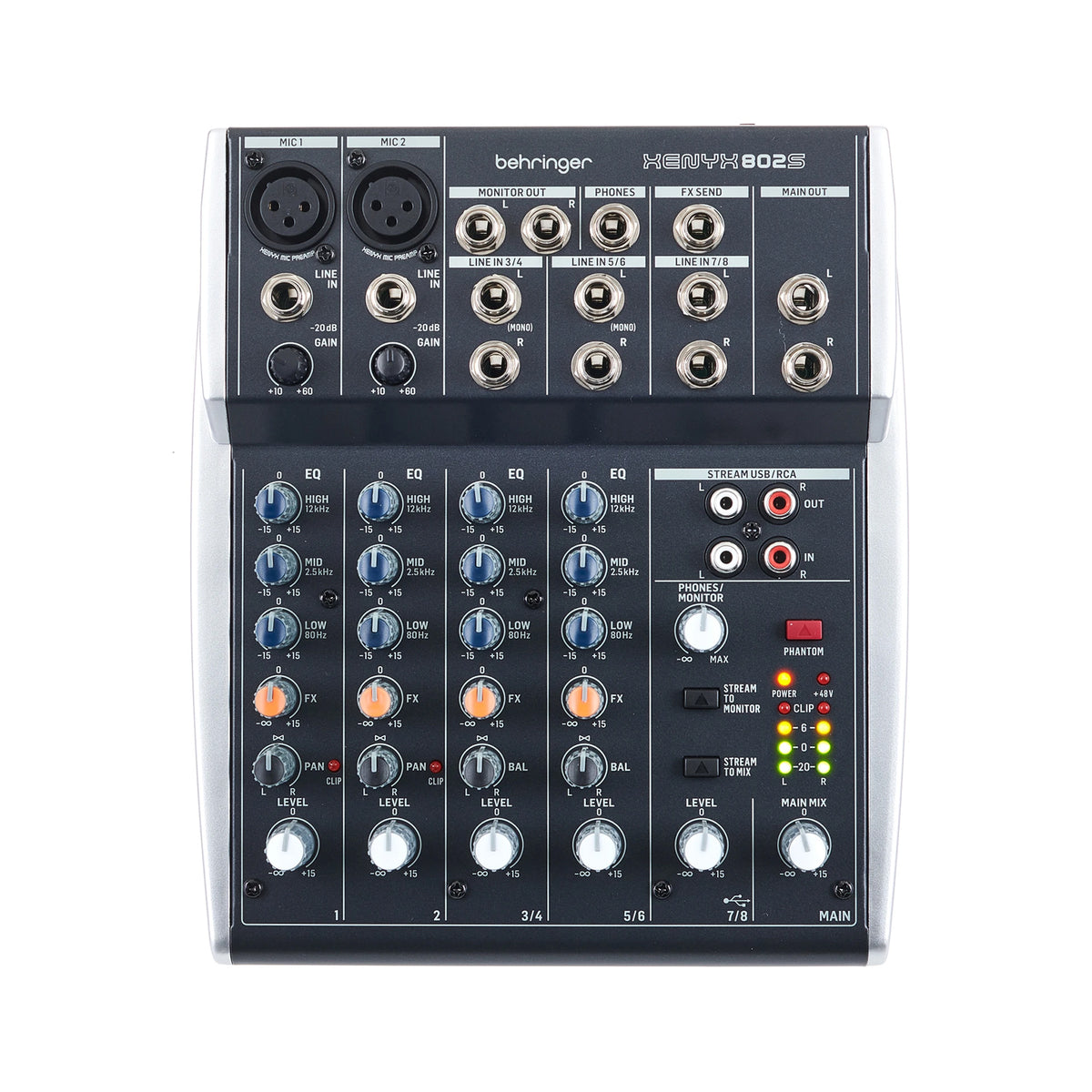 Behringer XENYX 802S Analog Mixer with USB BEHRINGER