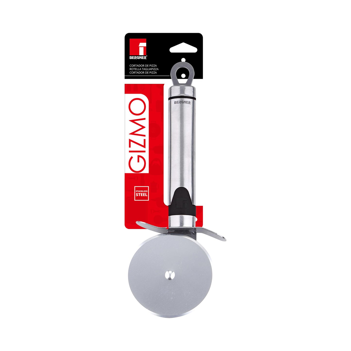 PIZZA CUTTER 19CM SS GIZMO BG
