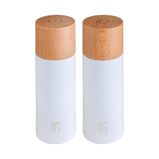 Set 2 Pcs Salt And Pepper Saker Set Wood