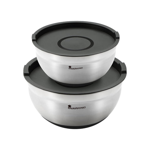 SET 4PC MIXING BOWL SS FOODIES MP MASTERPRO