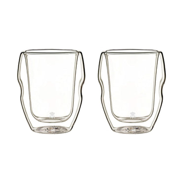 SET 2PC ROCK TUMBLER GLASS 380ML BOROSILICATE