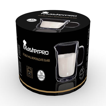 MILK JAR 440ML BOROSILICATE DOUBLE WALL MIXOLOGY MP