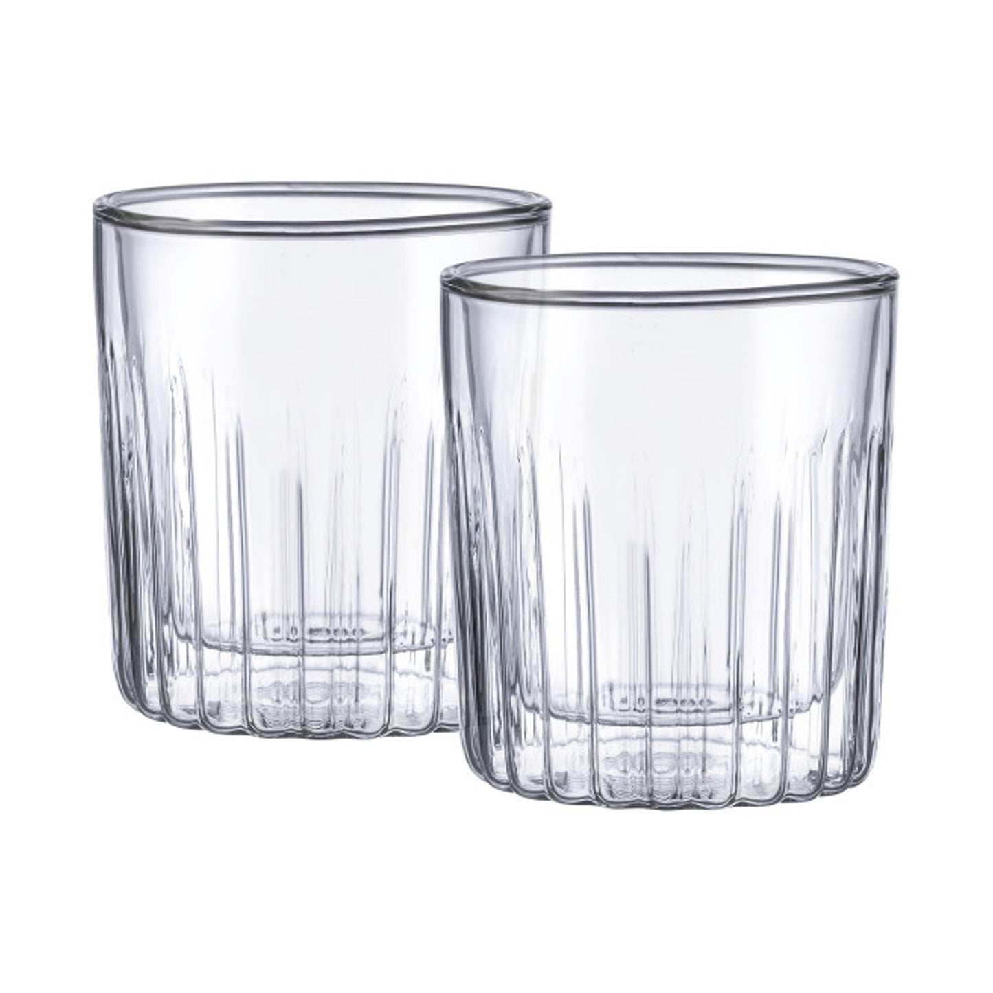 2PC SET 290ML BOROSILICATE DOUBLE WALL MIXOLOGY MP