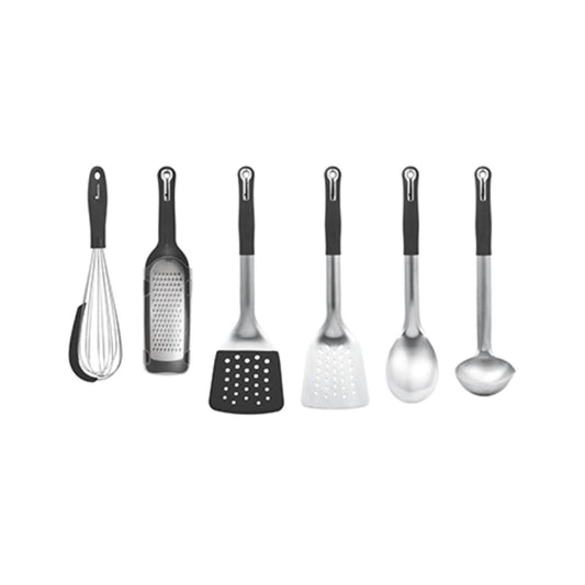 FOODIES' COLLECTION 6PC KITCHEN TOOLS SET S/S