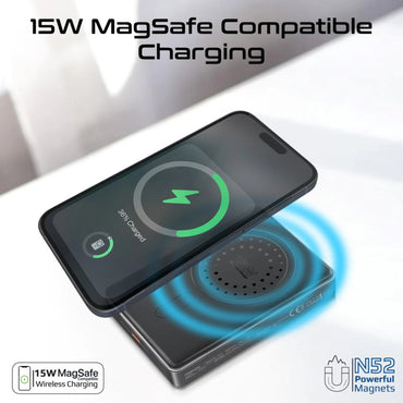 Ultra-Compact Aluminum Crafted MagSafe Wireless Charging