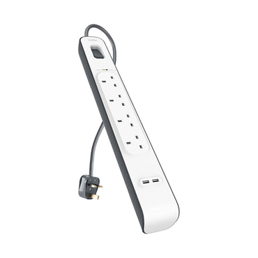 2.4 amp USB Charging 4-outlet Surge Protection Strip