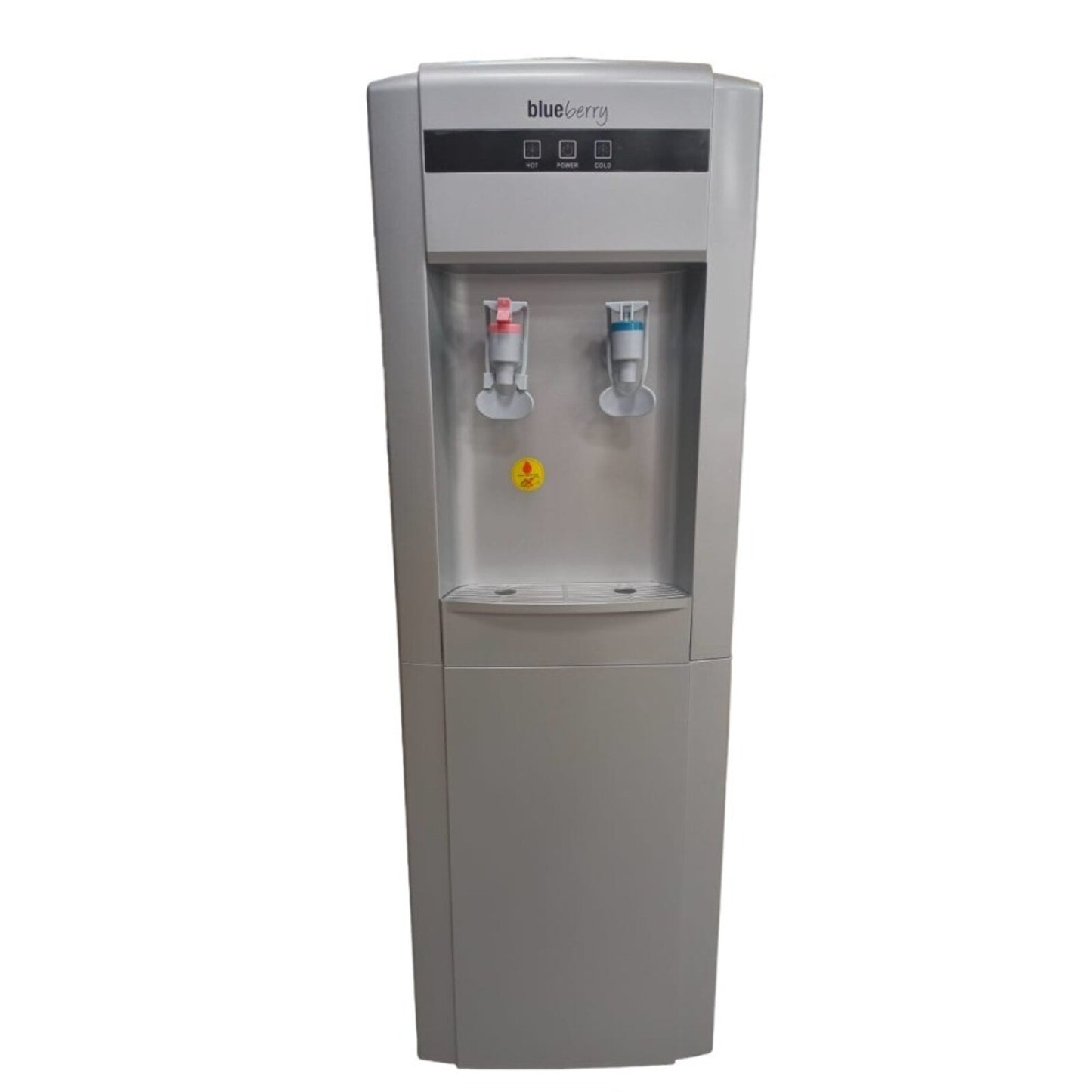 Blueberry Top-Loading Water Dispenser with 2 Taps (Silver)