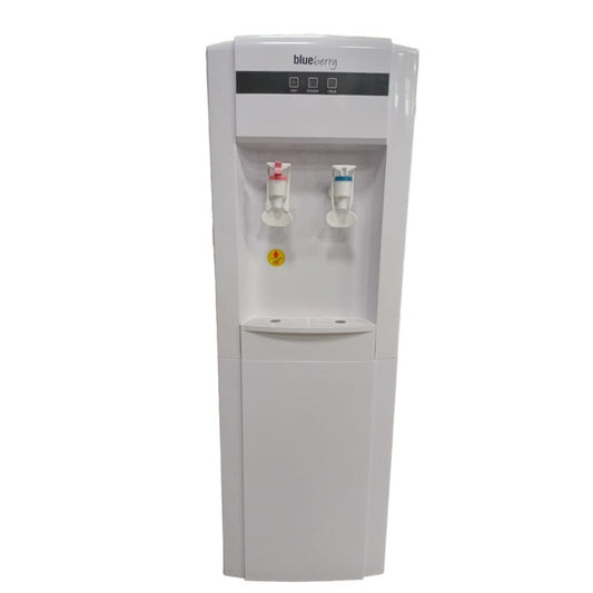 Blueberry Top-Loading Water Dispenser with 2 Taps (White) BLUE BERRY