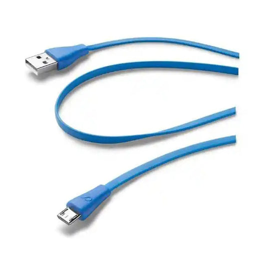 CELLULARLINE DATA CABLE USB - MICRO USB 1M BLUE