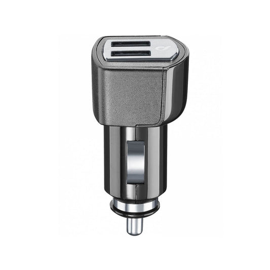 CELLULARLINE CAR CHARGER 2 USB 15W BLACK