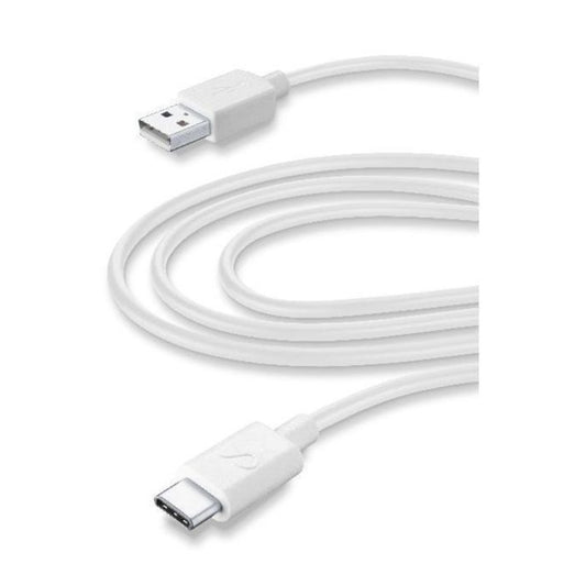 CELLULARLINE DATA CABLE USB - TYPE C USB 3M WHITE