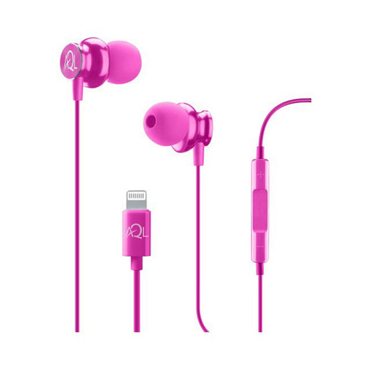 CELLULARLINE WHIRL IN-EAR EARPHONES MFI FOR IPHONE PINK