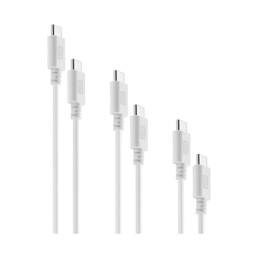 CELLULARLINE MULTIPACK 3X USB-C TO USB-C WHITE