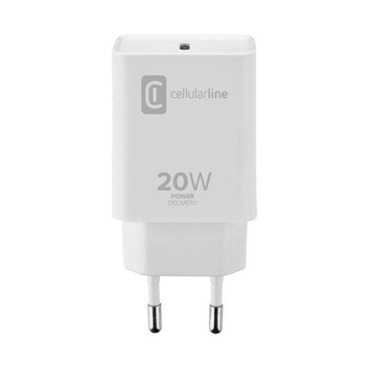 CELLULARLINE USB-C CHARGER APPLE 20W WHITE