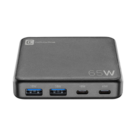 CELLULARLINE MULTIPOWER DESK DUAL / USB DUAL TYPEC 65W