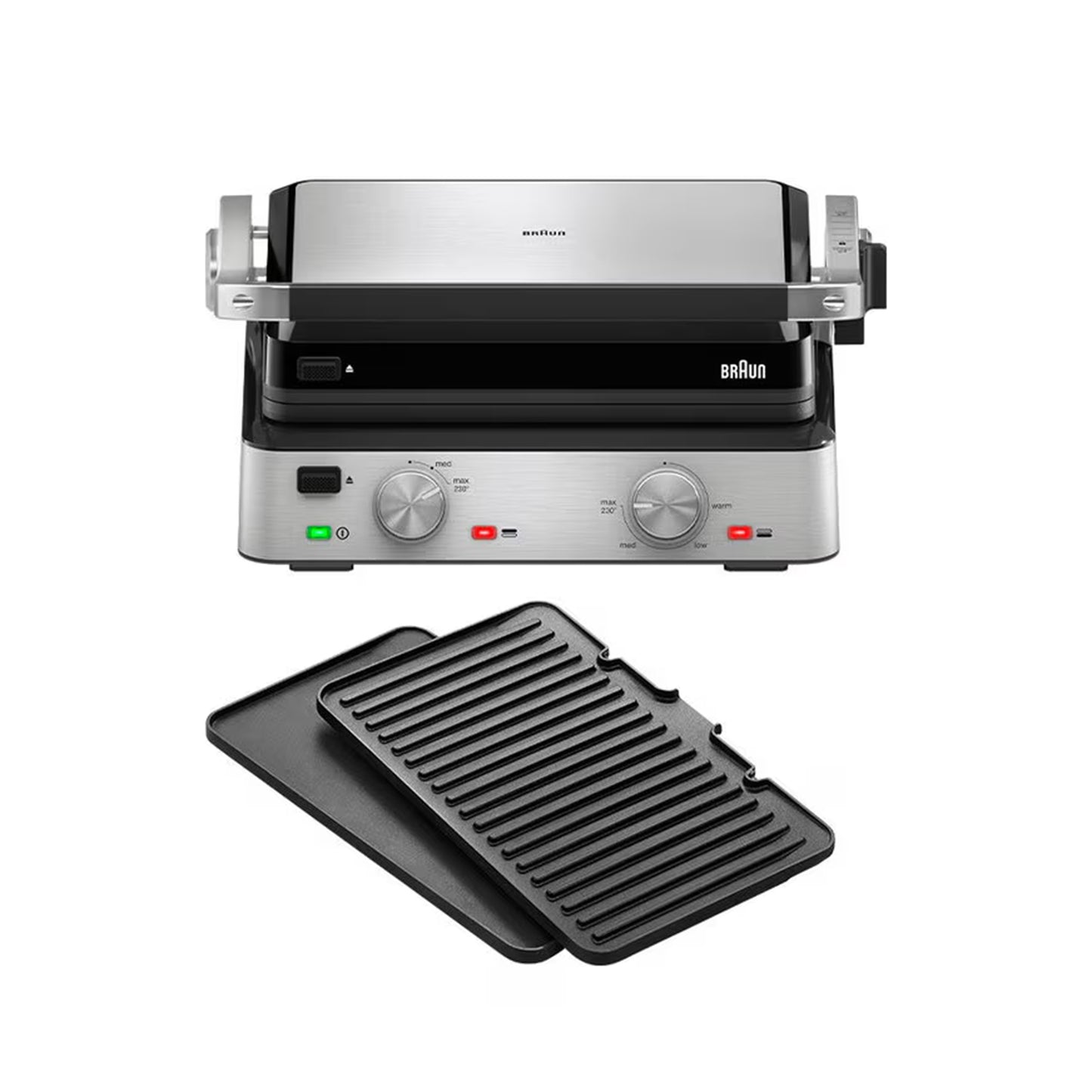 Braun Multi Contact Grill 2000w Stainless Steel