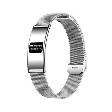 NEXIA Smart Bracelet 24/7 Health, Fitness, Silver CHN
