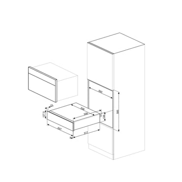 SMEG Warming Drawer Classica Stainless Steel