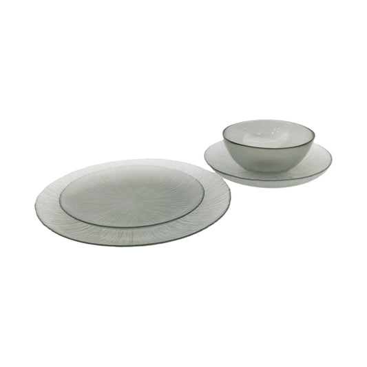 Dinner Set 24 Grey