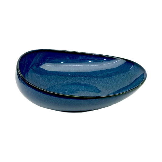 Deep Plate Azure 23x20x4.5 Cm Blue