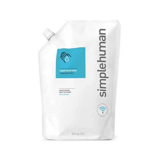 Liquid Hand Soap_Fragrance Free_Refill Pouch 1L SIMPLE HUMAN