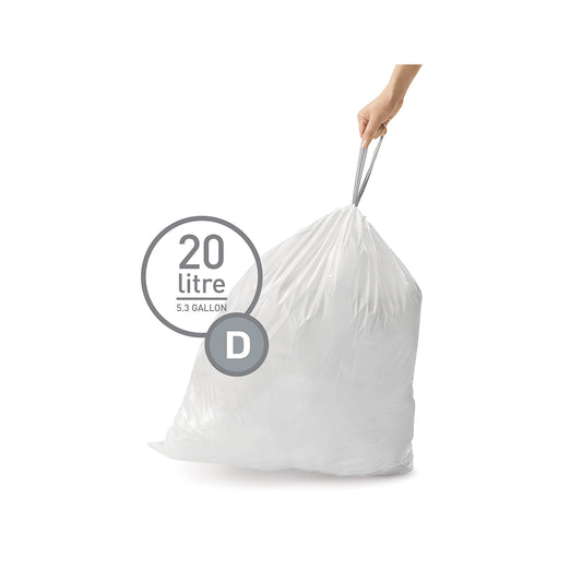 Butterfly Liner Code D20L Pack of 20 SIMPLE HUMAN