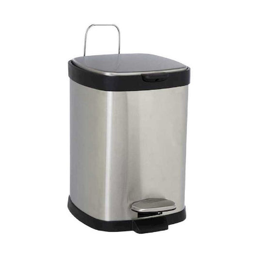 DUST A-06C SQUARE PEDAL BIN 6L 21X27X30CM