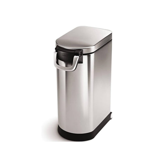 Pet Food Bin_FPP Brushed Steel_35L SIMPLE HUMAN